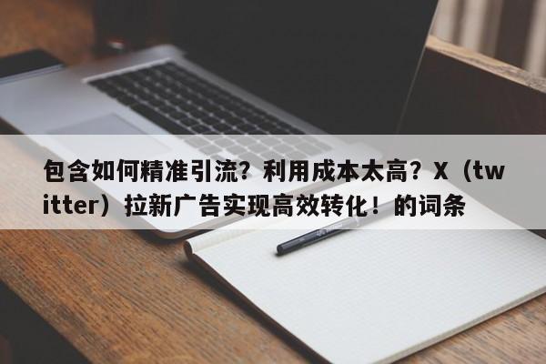 包含如何精准引流？利用成本太高？X（twitter）拉新广告实现高效转化！的词条