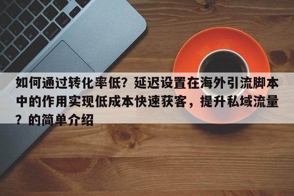 如何通过转化率低？延迟设置在海外引流脚本中的作用实现低成本快速获客，提升私域流量？的简单介绍