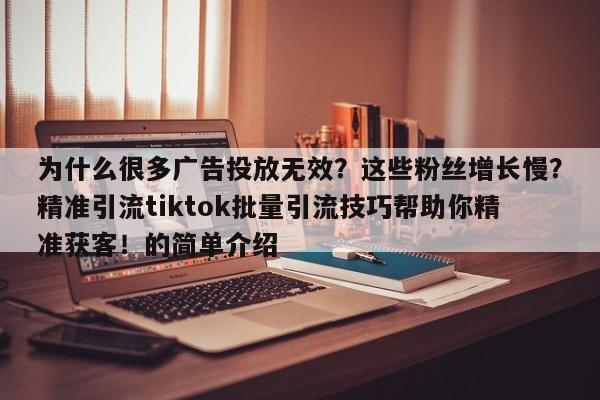 为什么很多广告投放无效？这些粉丝增长慢？精准引流tiktok批量引流技巧帮助你精准获客！的简单介绍