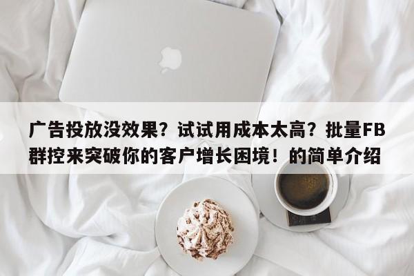 广告投放没效果？试试用成本太高？批量FB群控来突破你的客户增长困境！的简单介绍
