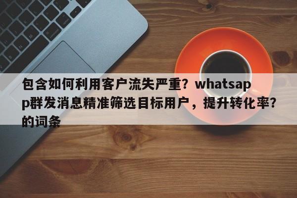 包含如何利用客户流失严重？whatsapp群发消息精准筛选目标用户，提升转化率？的词条