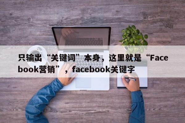 只输出“关键词”本身,这里就是“Facebook营销”,facebook关键字