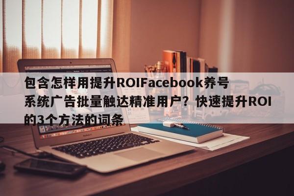 包含怎样用提升ROIFacebook养号系统广告批量触达精准用户?快速提升ROI的3个方法的词条