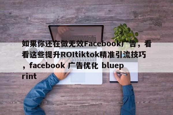 如果你还在做无效Facebook广告，看看这些提升ROItiktok精准引流技巧，facebook 广告优化 blueprint