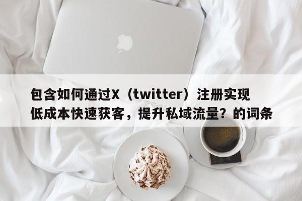 包含如何通过X（twitter）注册实现低成本快速获客，提升私域流量？的词条
