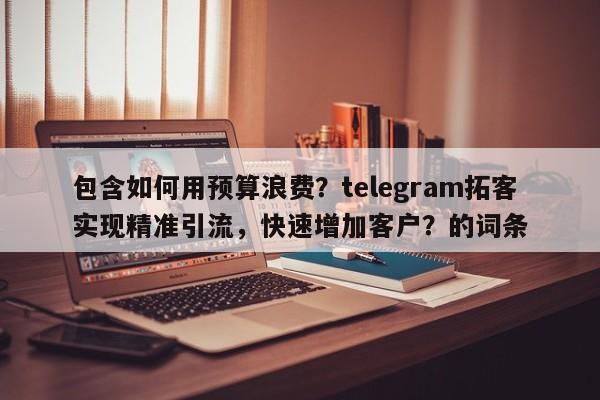 包含如何用预算浪费?telegram拓客实现精准引流,快速增加客户?的词条