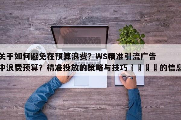 关于如何避免在预算浪费?WS精准引流广告中浪费预算?精准投放的策略与技巧📈的信息
