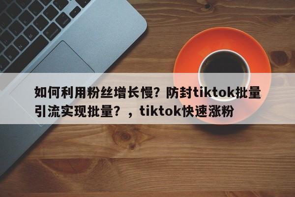 如何利用粉丝增长慢?防封tiktok批量引流实现批量?,tiktok快速涨粉