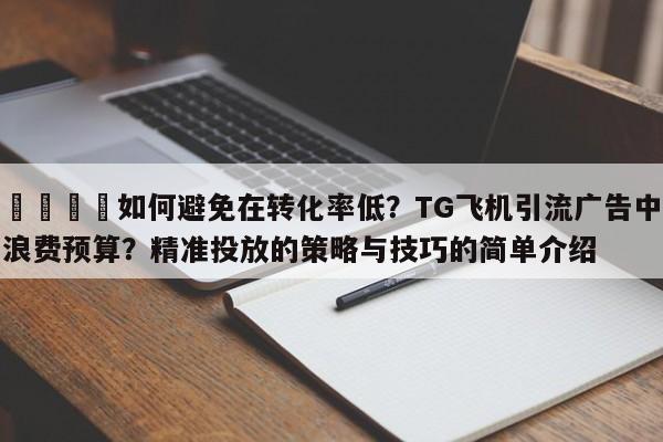 🎯如何避免在转化率低?TG飞机引流广告中浪费预算?精准投放的策略与技巧的简单介绍