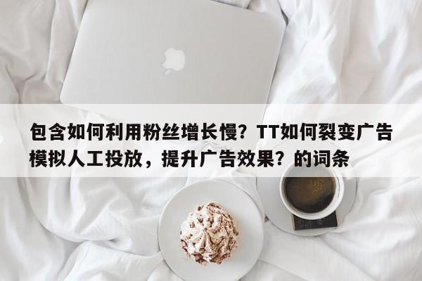 包含如何利用粉丝增长慢?TT如何裂变广告模拟人工投放,提升广告效果?的词条