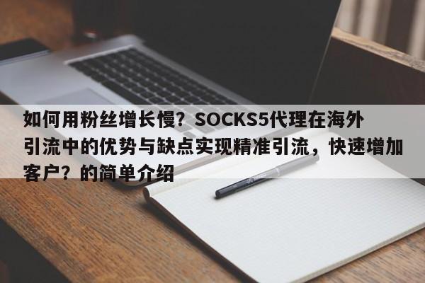 如何用粉丝增长慢?SOCKS5代理在海外引流中的优势与缺点实现精准引流,快速增加客户?的简单介绍