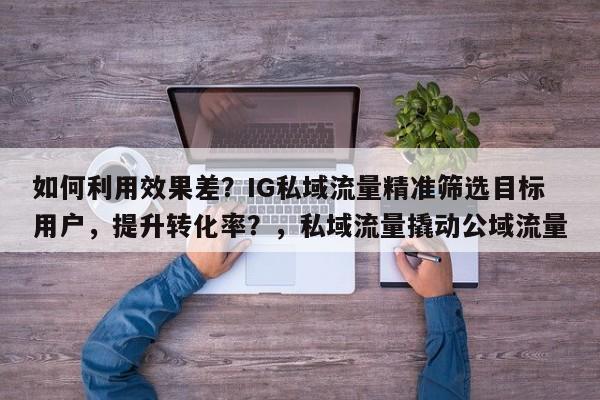 如何利用效果差?IG私域流量精准筛选目标用户,提升转化率?,私域流量撬动公域流量