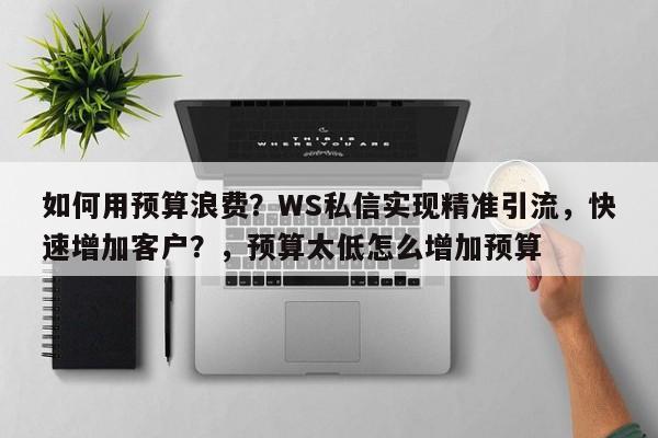 如何用预算浪费?WS私信实现精准引流,快速增加客户?,预算太低怎么增加预算