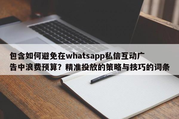 包含如何避免在whatsapp私信互动广告中浪费预算?精准投放的策略与技巧的词条