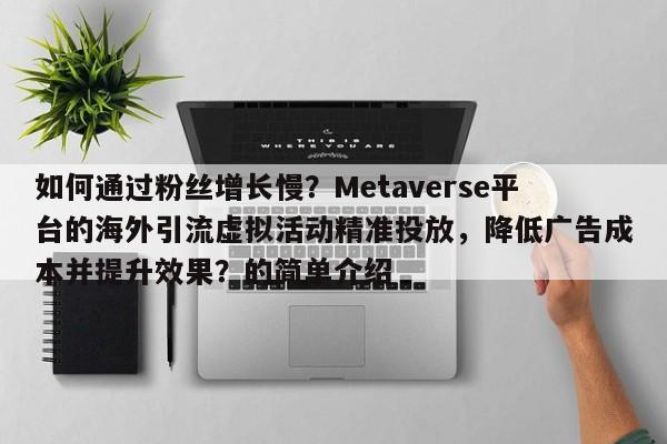 如何通过粉丝增长慢?Metaverse平台的海外引流虚拟活动精准投放,降低广告成本并提升效果?的简单介绍