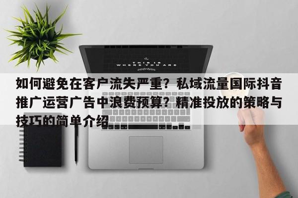 如何避免在客户流失严重?私域流量国际抖音推广运营广告中浪费预算?精准投放的策略与技巧的简单介绍