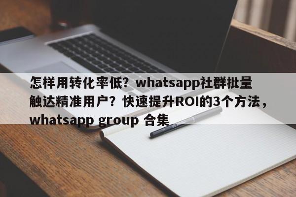 怎样用转化率低?whatsapp社群批量触达精准用户?快速提升ROI的3个方法,whatsapp group 合集
