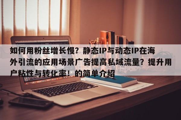 如何用粉丝增长慢?静态IP与动态IP在海外引流的应用场景广告提高私域流量?提升用户粘性与转化率!的简单介绍