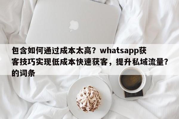 包含如何通过成本太高?whatsapp获客技巧实现低成本快速获客,提升私域流量?的词条