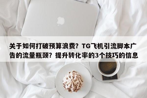 关于如何打破预算浪费?TG飞机引流脚本广告的流量瓶颈?提升转化率的3个技巧的信息