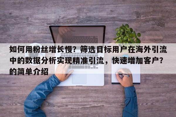 如何用粉丝增长慢?筛选目标用户在海外引流中的数据分析实现精准引流,快速增加客户?的简单介绍