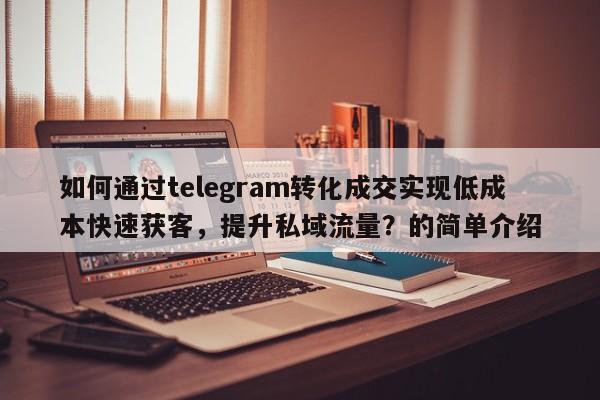 如何通过telegram转化成交实现低成本快速获客,提升私域流量?的简单介绍
