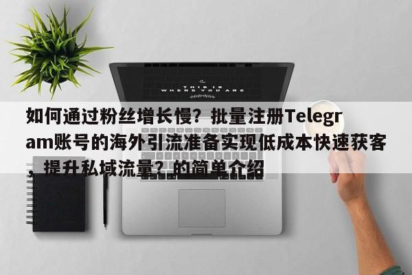 如何通过粉丝增长慢?批量注册Telegram账号的海外引流准备实现低成本快速获客,提升私域流量?的简单介绍