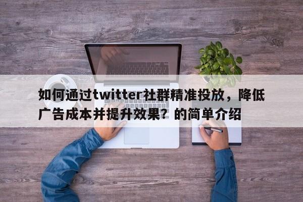 如何通过twitter社群精准投放,降低广告成本并提升效果?的简单介绍