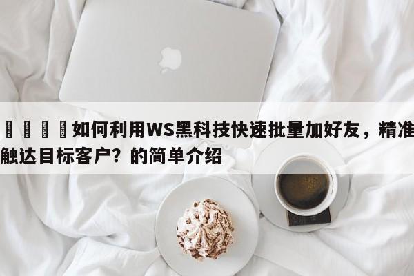 🎯如何利用WS黑科技快速批量加好友，精准触达目标客户？的简单介绍