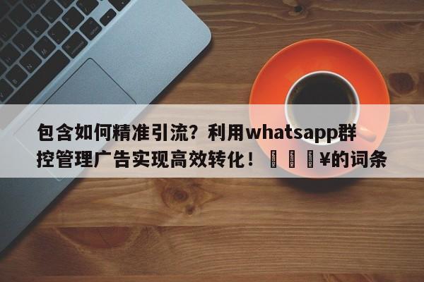 包含如何精准引流？利用whatsapp群控管理广告实现高效转化！💥的词条