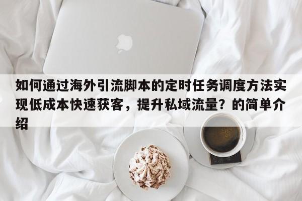 如何通过海外引流脚本的定时任务调度方法实现低成本快速获客,提升私域流量?的简单介绍