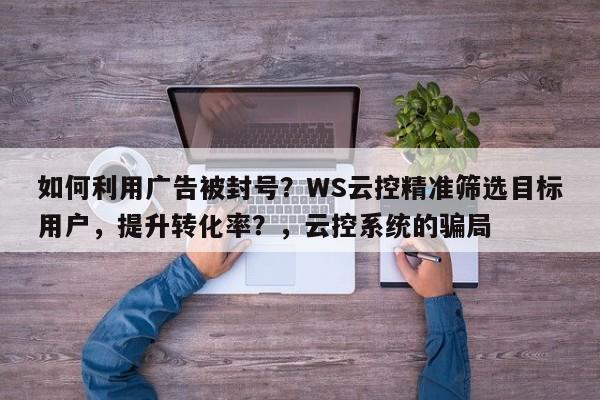如何利用广告被封号?WS云控精准筛选目标用户,提升转化率?,云控系统的骗局