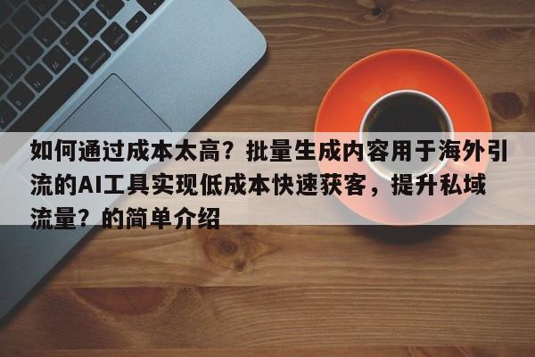 如何通过成本太高?批量生成内容用于海外引流的AI工具实现低成本快速获客,提升私域流量?的简单介绍