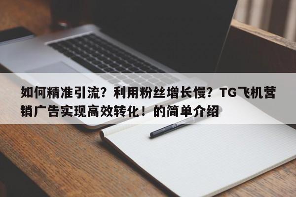 如何精准引流?利用粉丝增长慢?TG飞机营销广告实现高效转化!的简单介绍