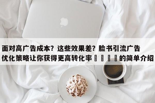 面对高广告成本？这些效果差？脸书引流广告优化策略让你获得更高转化率🚀的简单介绍