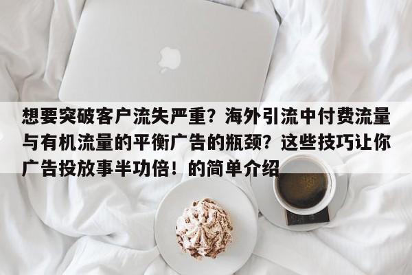 想要突破客户流失严重?海外引流中付费流量与有机流量的平衡广告的瓶颈?这些技巧让你广告投放事半功倍!的简单介绍