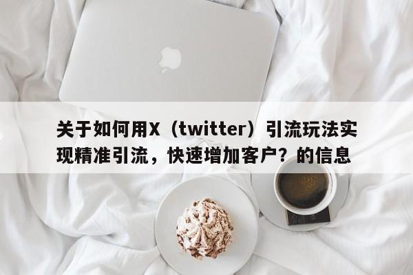 关于如何用X(twitter)引流玩法实现精准引流,快速增加客户?的信息