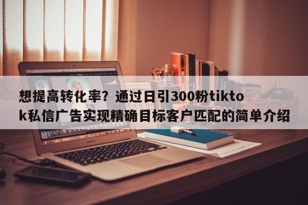想提高转化率?通过日引300粉tiktok私信广告实现精确目标客户匹配的简单介绍