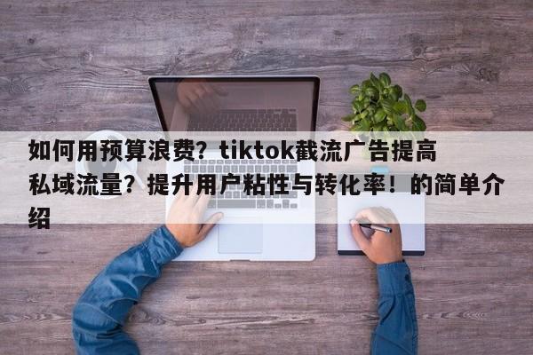 如何用预算浪费？tiktok截流广告提高私域流量？提升用户粘性与转化率！的简单介绍