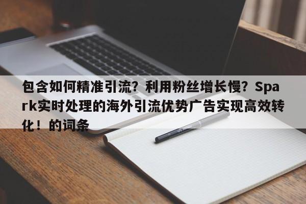 包含如何精准引流?利用粉丝增长慢?Spark实时处理的海外引流优势广告实现高效转化!的词条