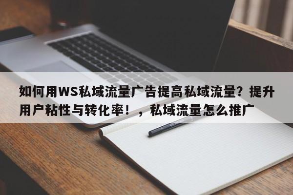 如何用WS私域流量广告提高私域流量？提升用户粘性与转化率！，私域流量怎么推广