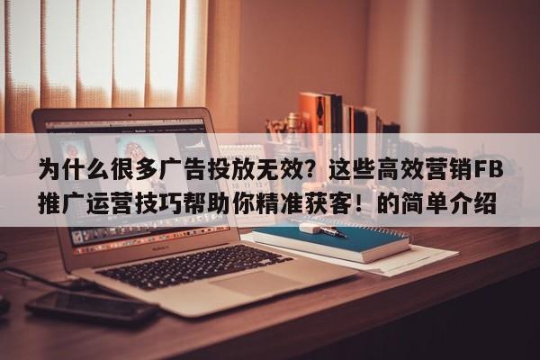 为什么很多广告投放无效?这些高效营销FB推广运营技巧帮助你精准获客!的简单介绍