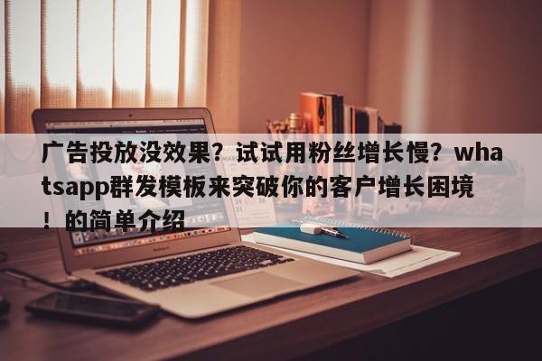 广告投放没效果？试试用粉丝增长慢？whatsapp群发模板来突破你的客户增长困境！的简单介绍