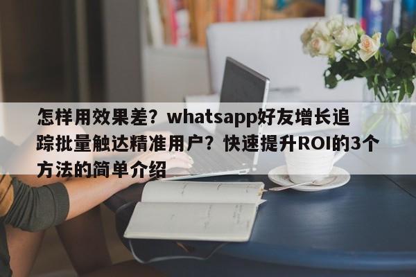 怎样用效果差？whatsapp好友增长追踪批量触达精准用户？快速提升ROI的3个方法的简单介绍