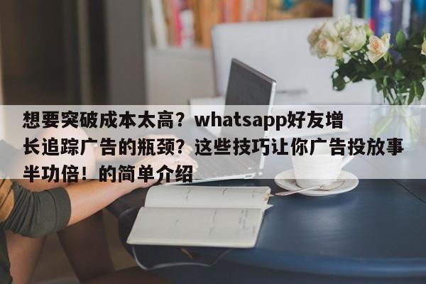 想要突破成本太高？whatsapp好友增长追踪广告的瓶颈？这些技巧让你广告投放事半功倍！的简单介绍
