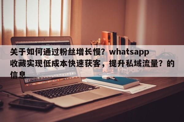 关于如何通过粉丝增长慢？whatsapp收藏实现低成本快速获客，提升私域流量？的信息