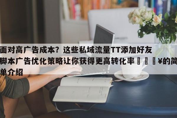 面对高广告成本？这些私域流量TT添加好友脚本广告优化策略让你获得更高转化率💥的简单介绍
