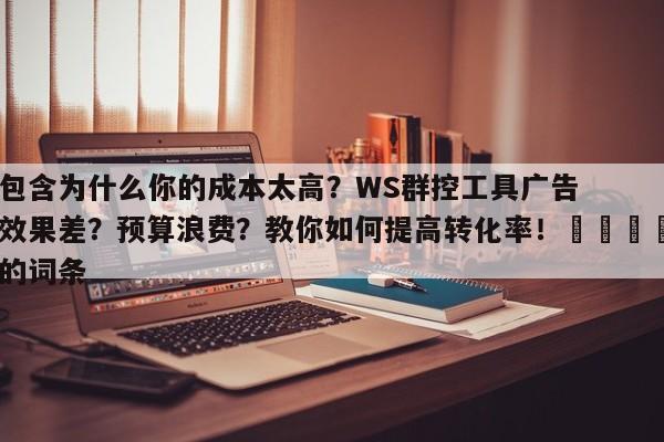 包含为什么你的成本太高？WS群控工具广告效果差？预算浪费？教你如何提高转化率！📣的词条