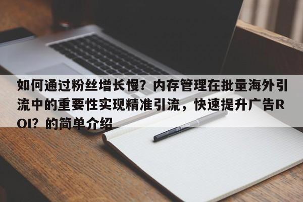 如何通过粉丝增长慢？内存管理在批量海外引流中的重要性实现精准引流，快速提升广告ROI？的简单介绍