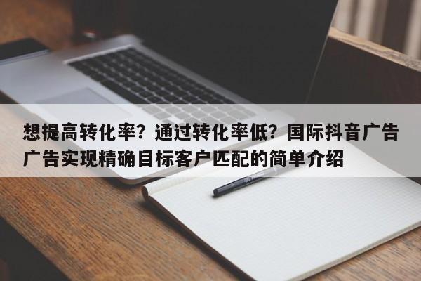 想提高转化率？通过转化率低？国际抖音广告广告实现精确目标客户匹配的简单介绍